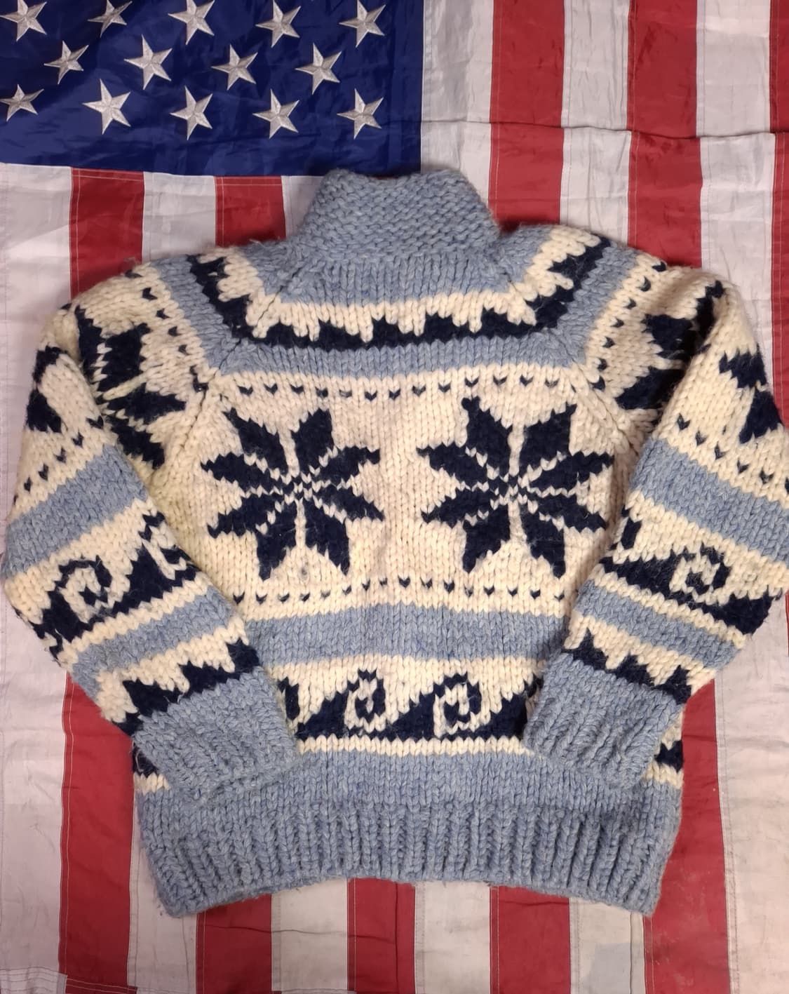 특A급 빈티지 코위찬 TYPE 헤비울 노르딕 가디건 상품이미지4