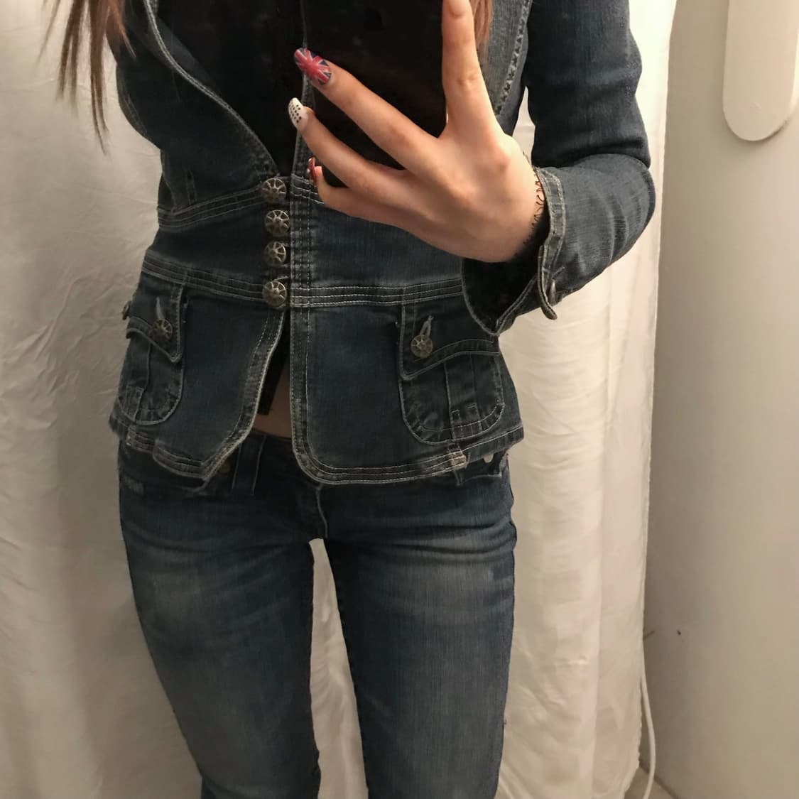 True Religion 트루릴리전 로우 워싱 스키니 데님 상품이미지1