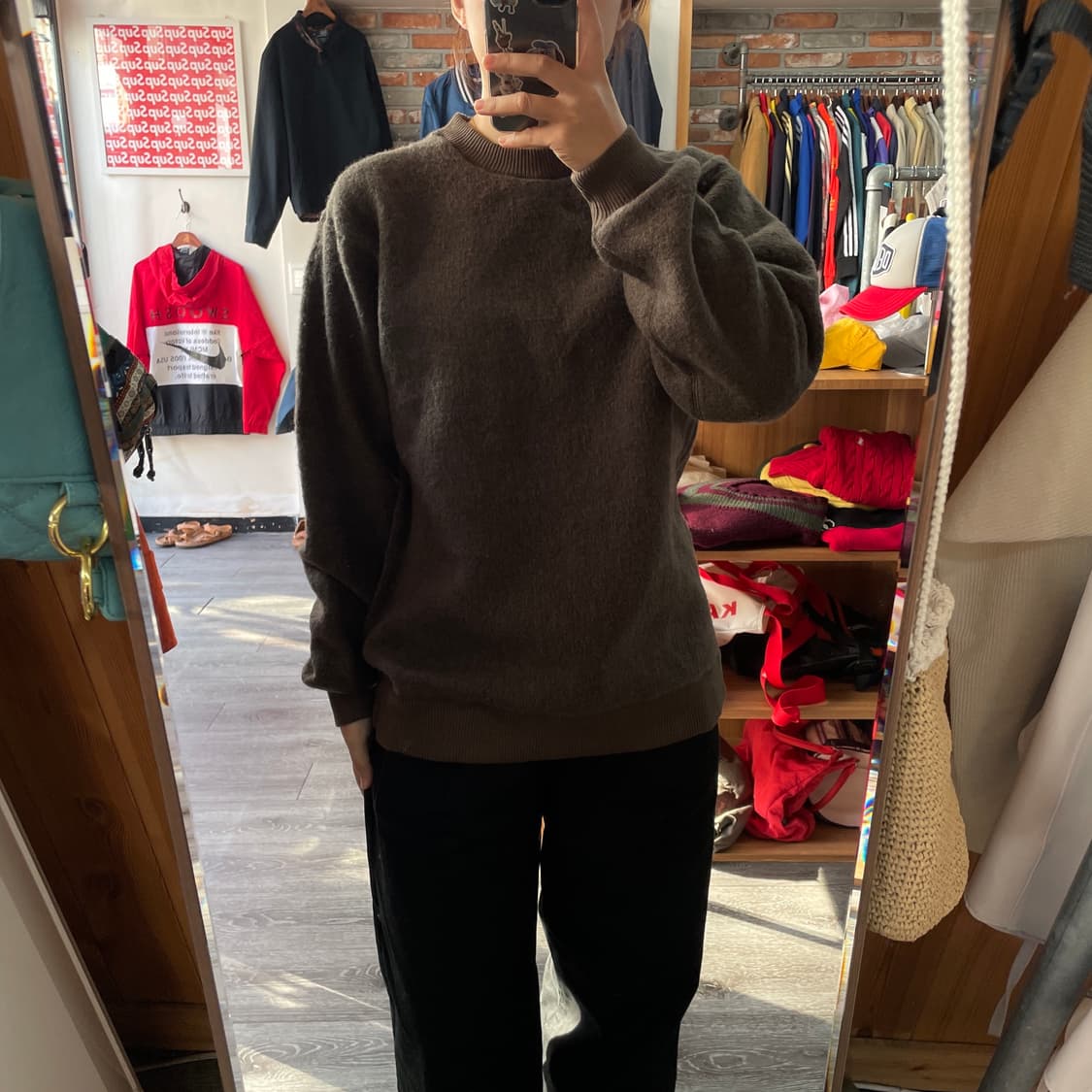 빈티지 울 맨투맨 상품이미지4