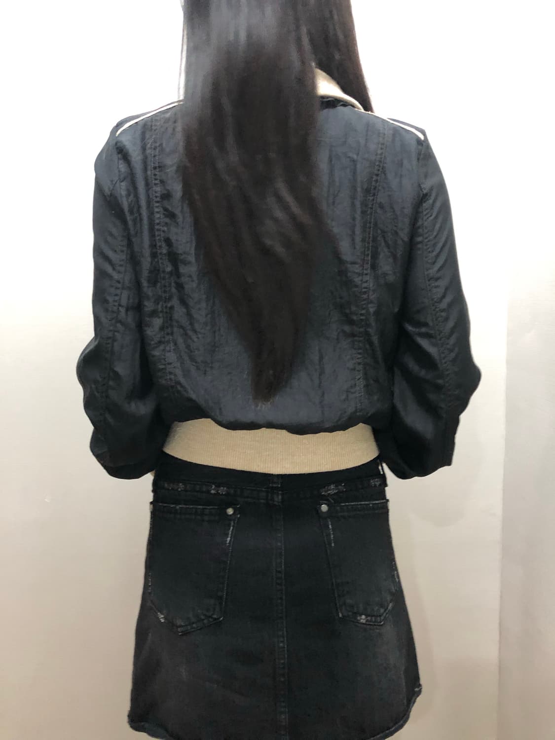 빈티지 블랙 펑크 자켓 상품이미지8