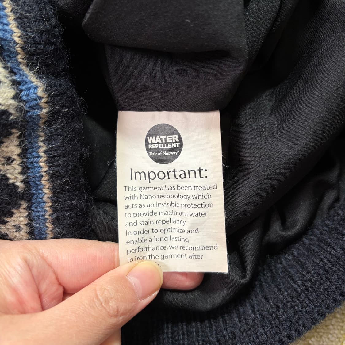 90s Dale of Norway 패턴 울 집업 가디건(XS) 상품이미지8