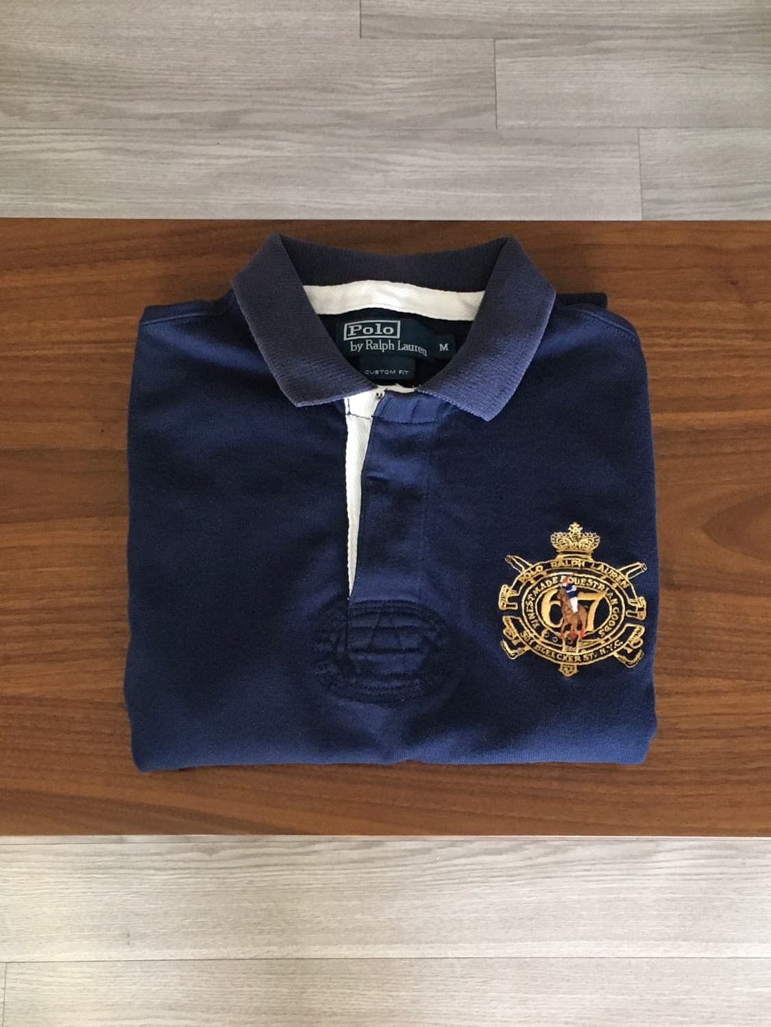 폴로 빅포니 긴팔 럭비티 네이비 상품이미지1