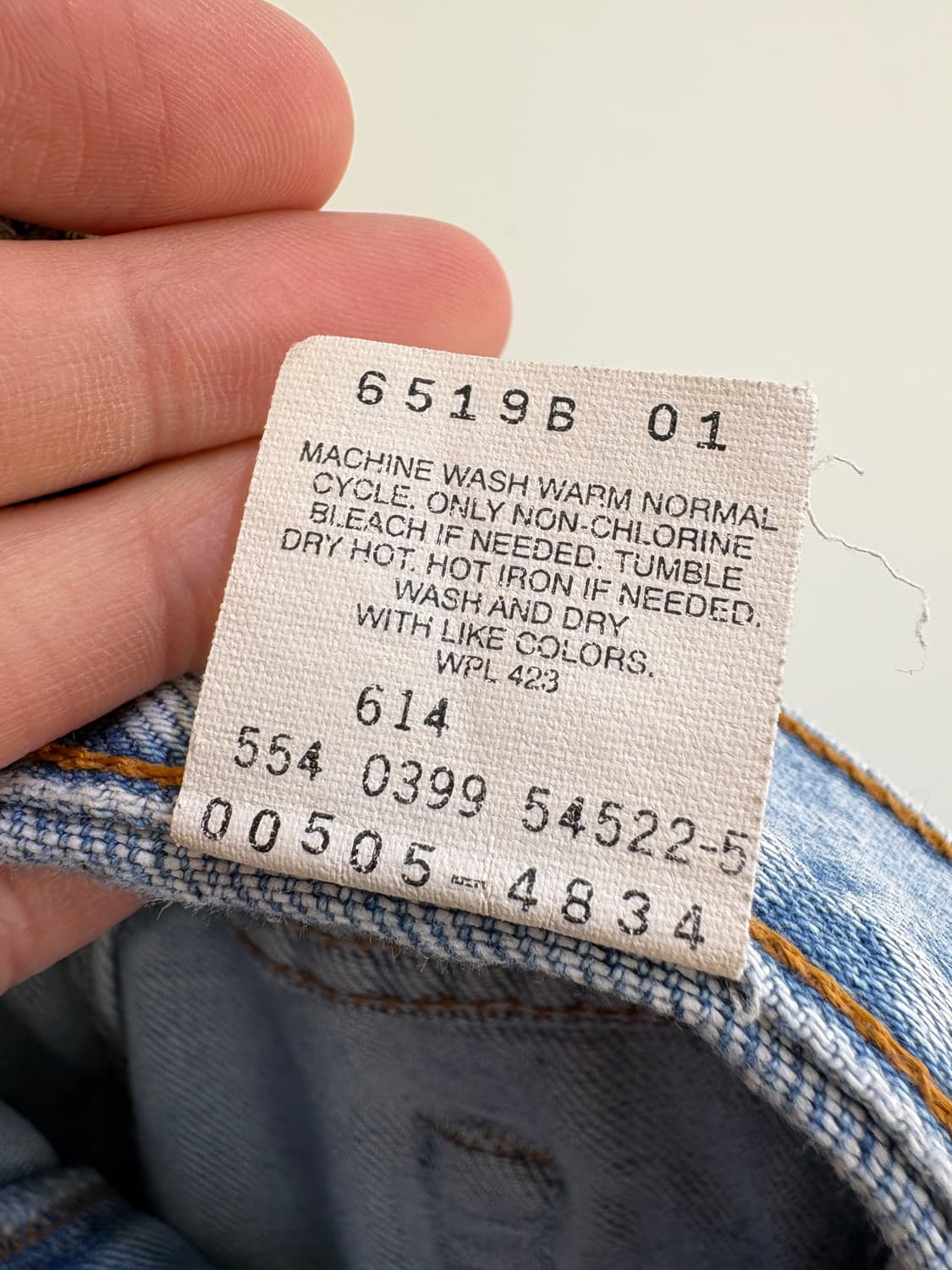 90's LEVIS 505 (Made in USA) 데님팬츠 상품이미지8