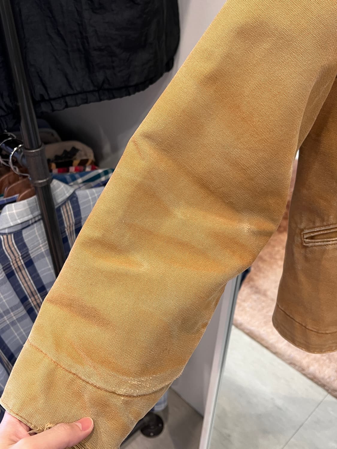 Carhartt 칼하트 덕 캔버스 디트로이트 워크 자켓 (USA) 상품이미지6