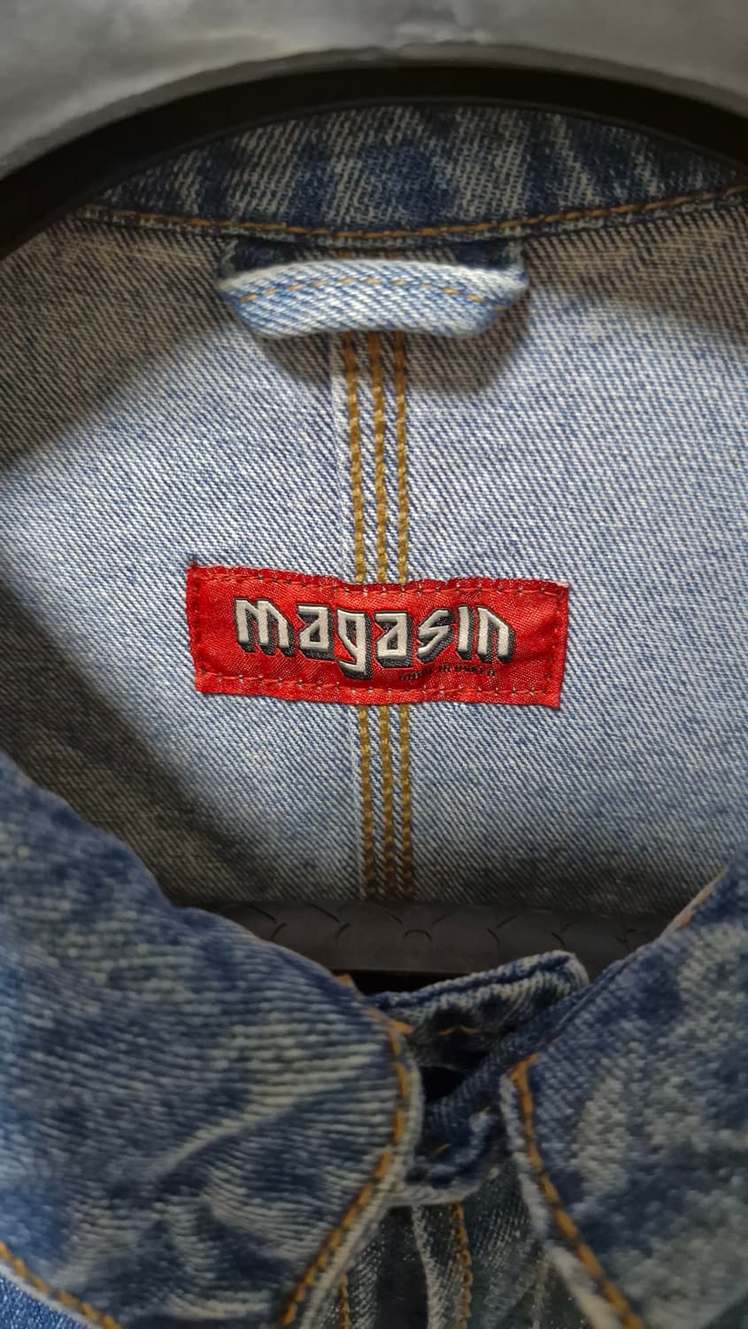 마가진 데님 프렌치 워크 자켓 105 상품이미지3