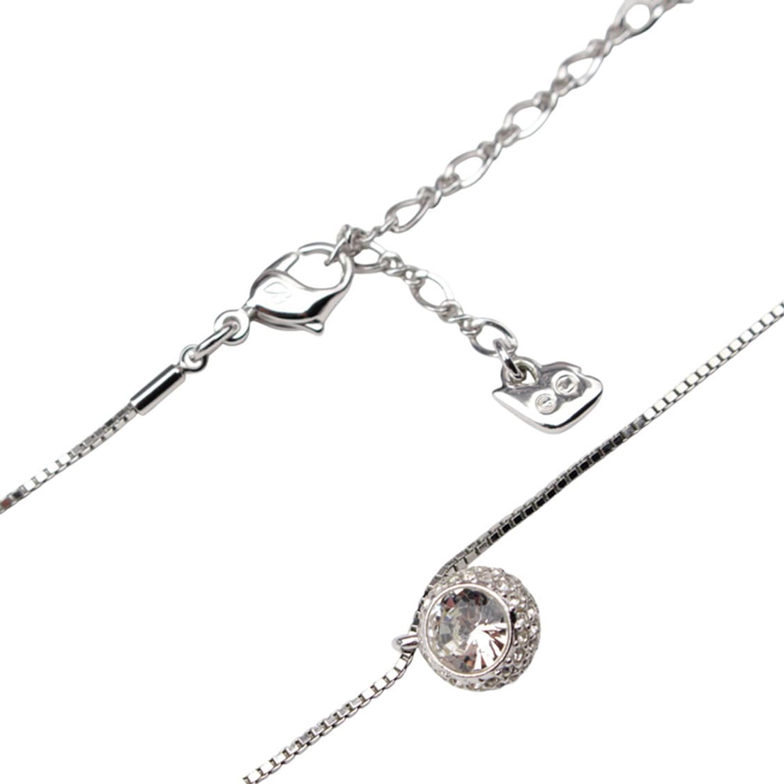 스와로브스키 크리스탈 서클 펜던트 목걸이 상품이미지4