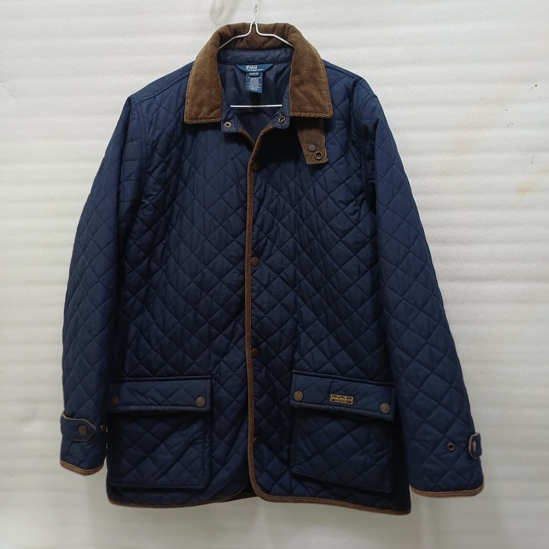 폴로 퀼팅 누빔 패딩 자켓 남성 M 살짝롱기장 사랑봉봉 상품이미지1