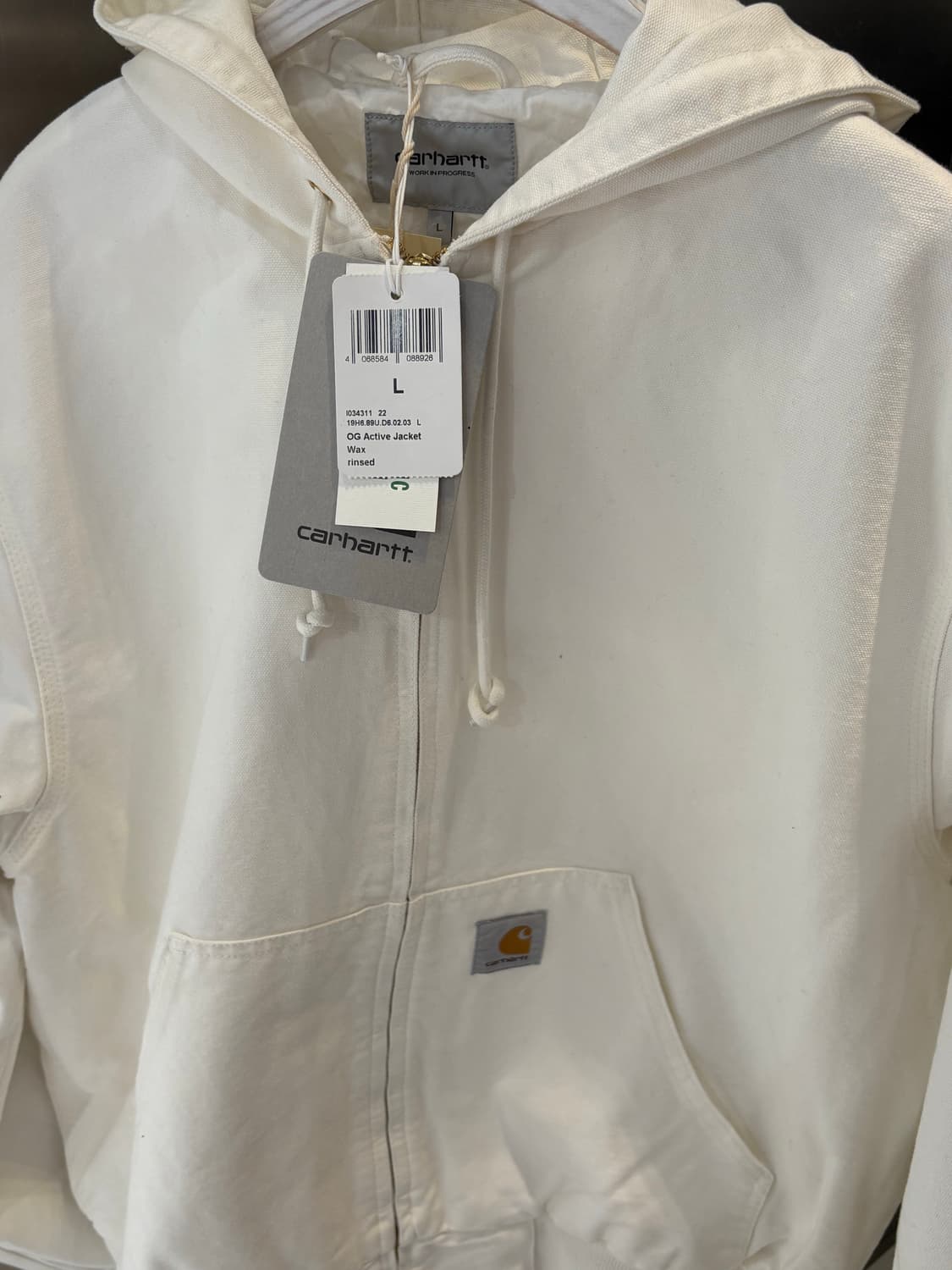 칼하트 WIP OG 액티브 자켓 아이보리 L 상품이미지1