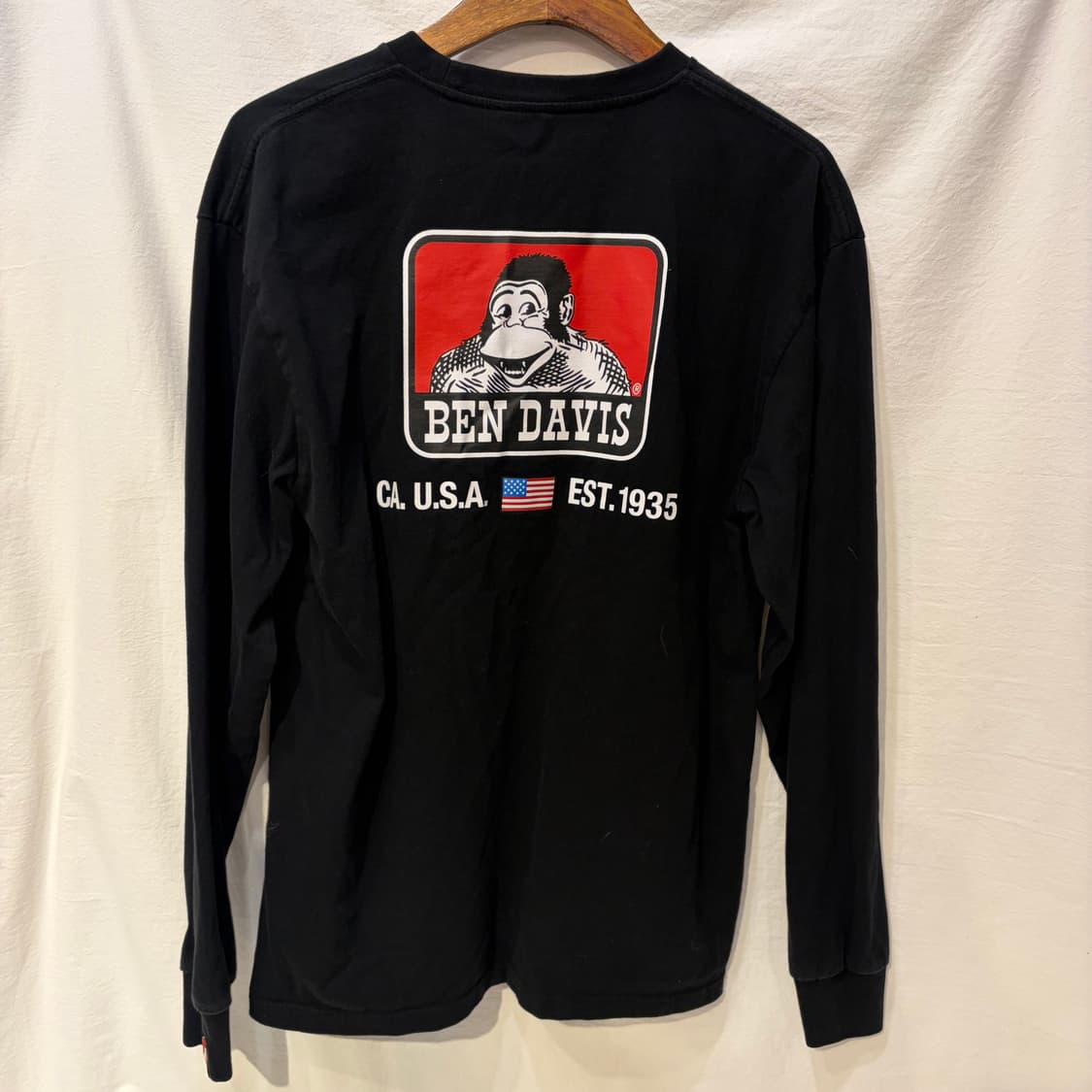 벤데이비스 블랙 긴팔 티셔츠 상품이미지5