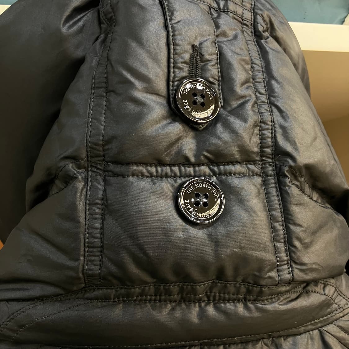 노스페이스 550 블랙 구스 패딩 점퍼 L 상품이미지7