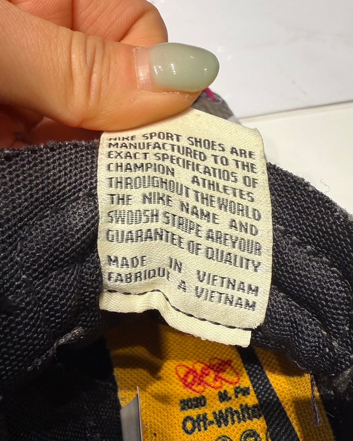 오프화이트 x 나이키 블랙핑크 베이퍼 스트리트 스니커즈  상품이미지9