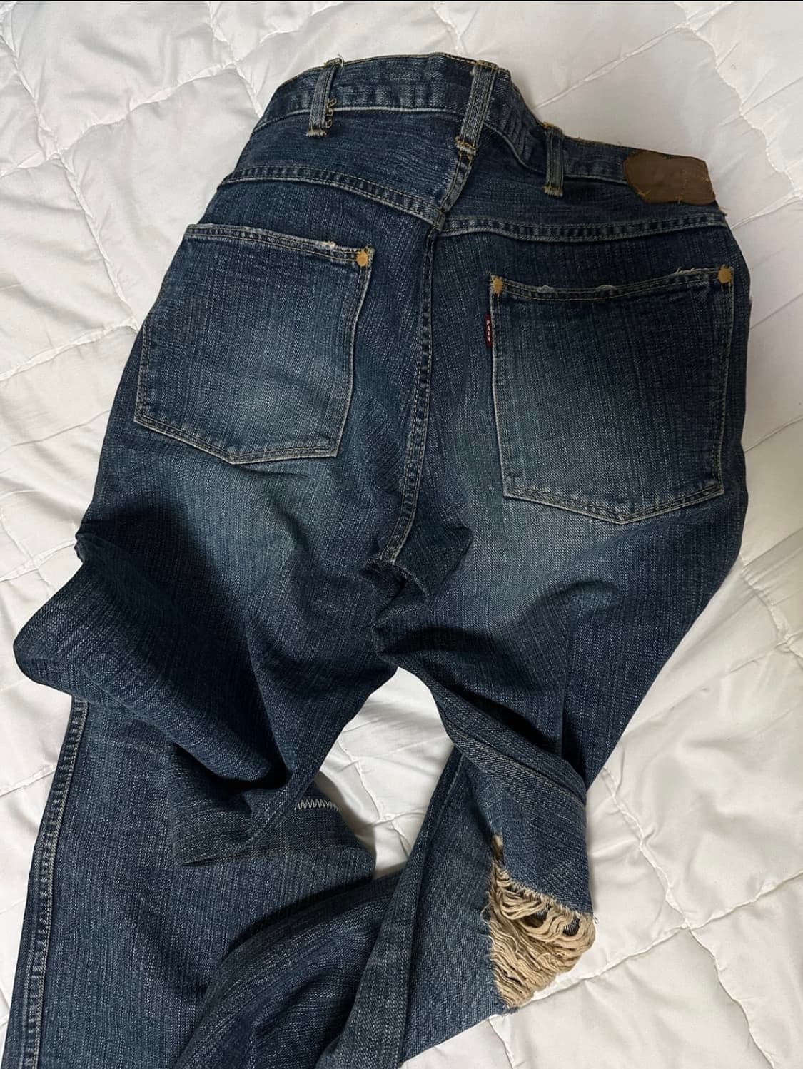 넘버나인 03aw 커트기 패치데님 상품이미지4