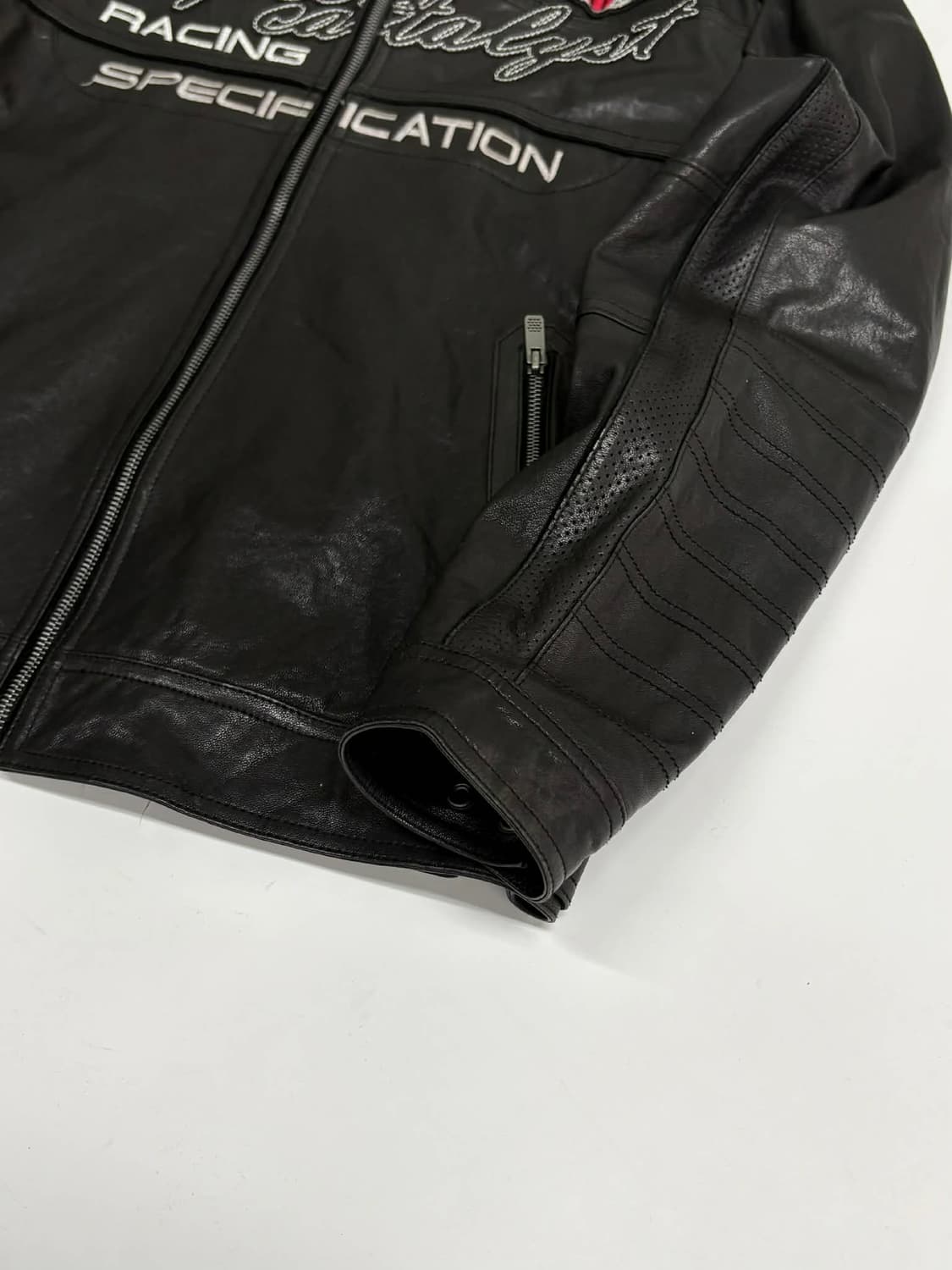 [105] EXR 스피드카 램스킨 레이싱 가죽 자켓 상품이미지7