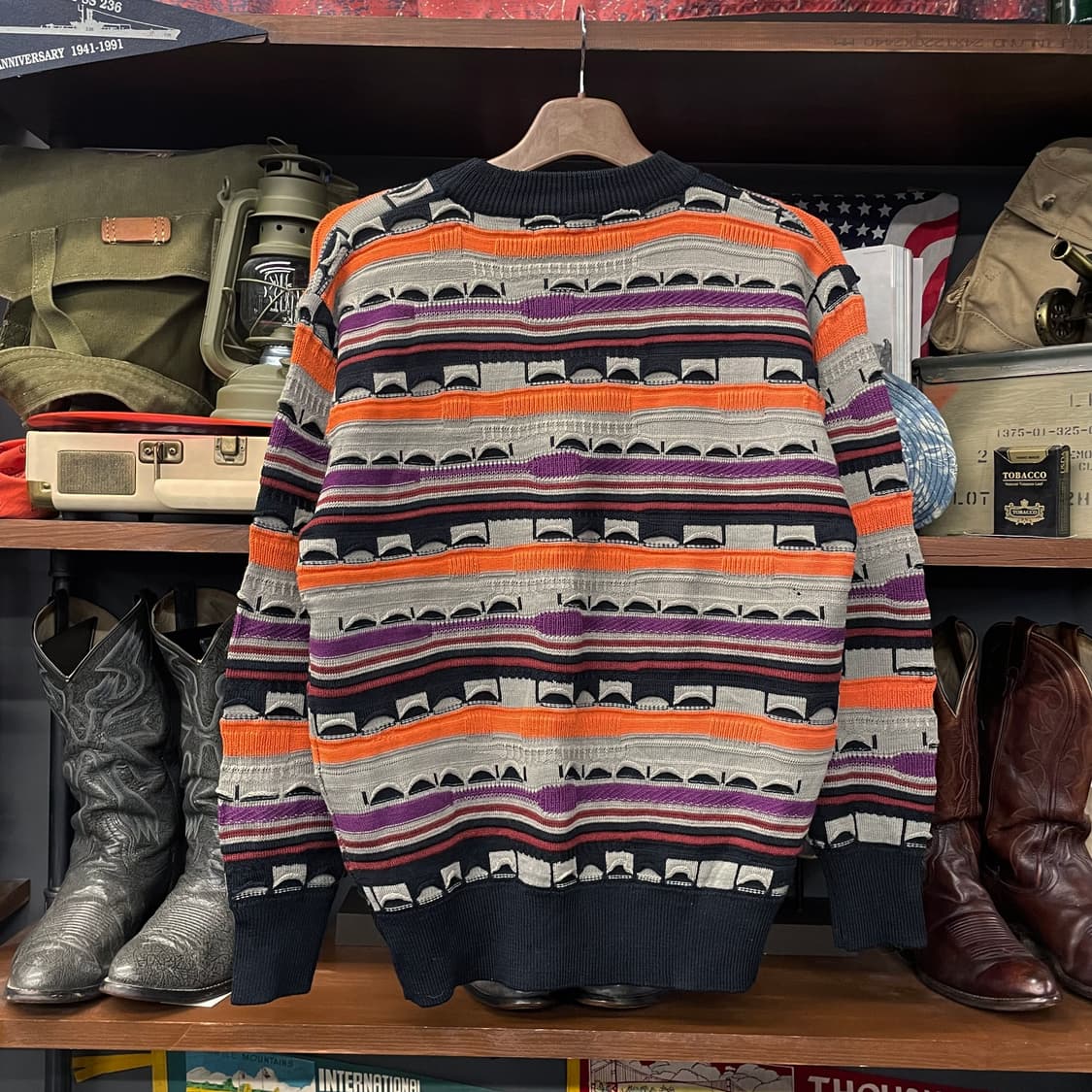 빈티지 3D 케이블 쿠지 스타일 니트 스웨터 N32 상품이미지2