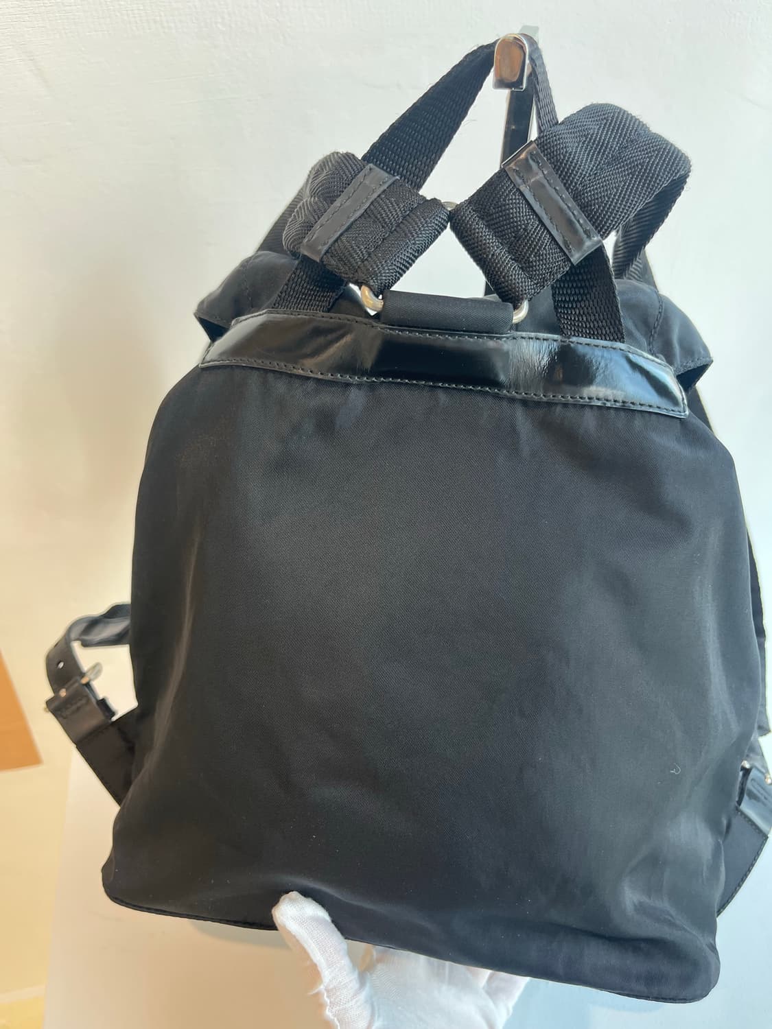 프라다 나일론 빈티지 백팩 스몰 상품이미지3