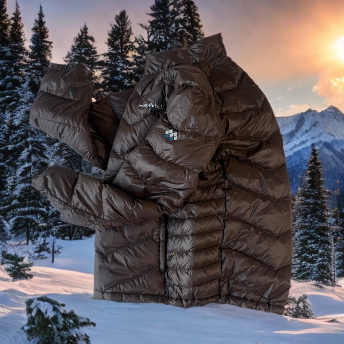 몽벨 고프코어 800필 구스다운 경량패딩 XL 상품이미지1