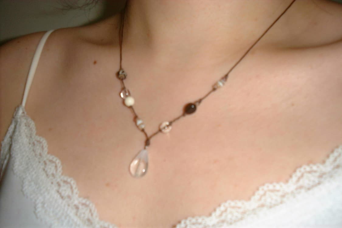 Teardrop necklace 티어드랍 비즈 목걸이 상품이미지3