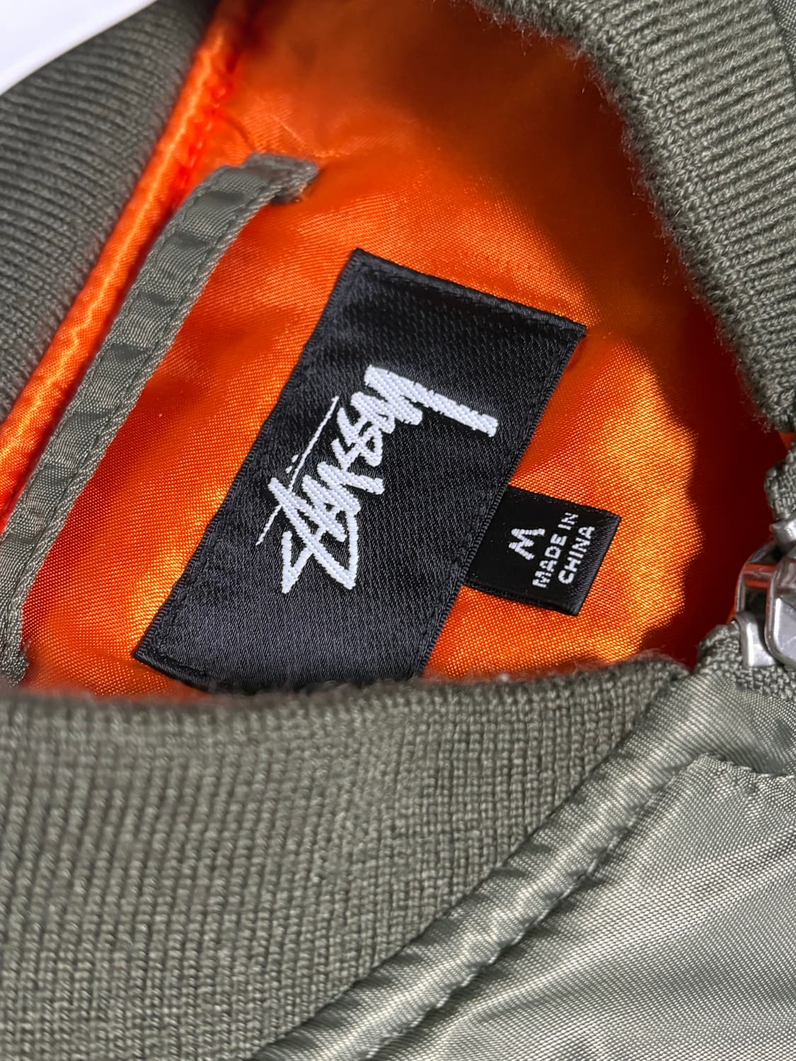 (택O,M) 스투시 꼼데가르송 cdg 마원 자켓 올리브 ma-1 상품이미지3