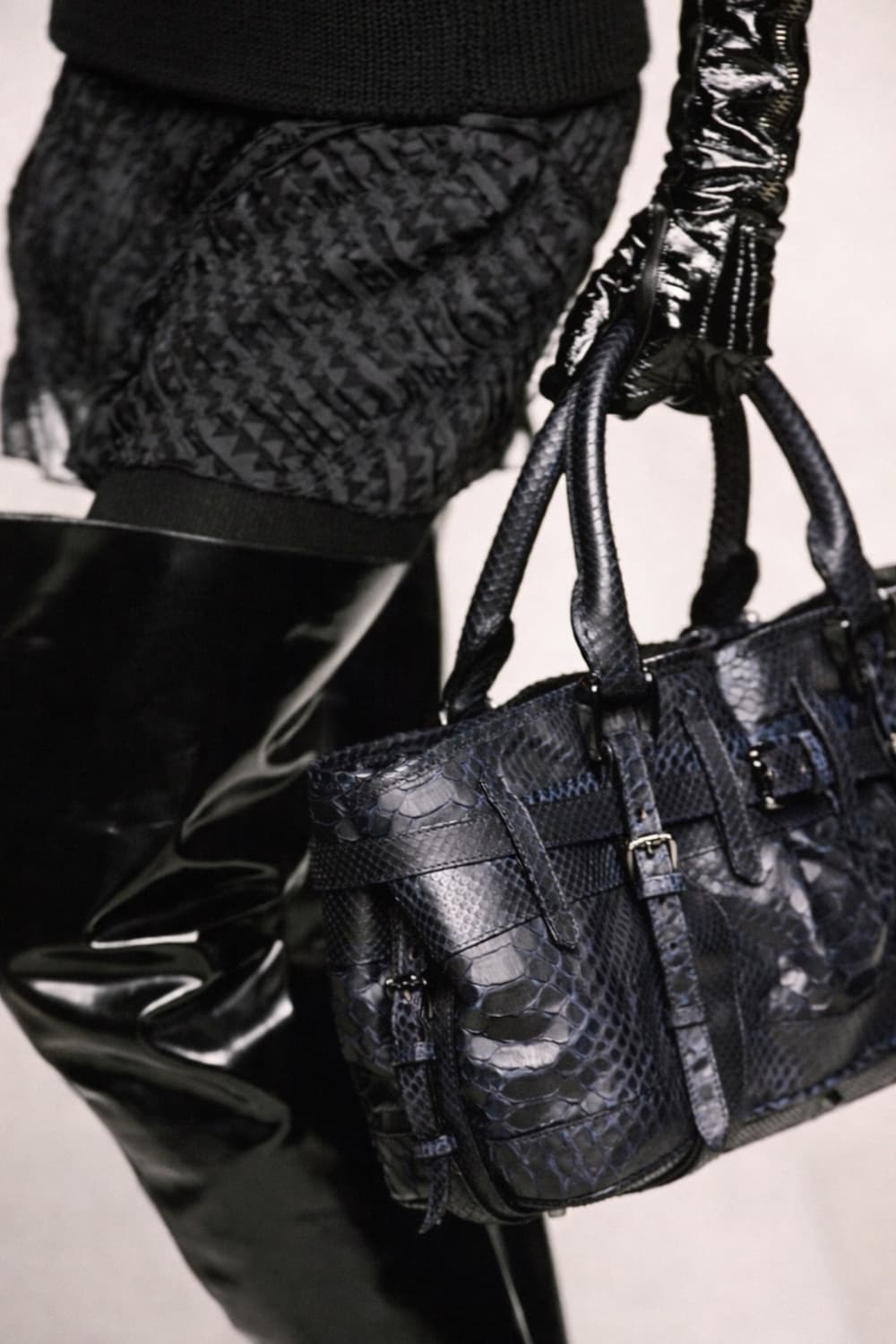 Burberry Prorsum 버버리 프로섬 파이톤 보스턴백 숄더백 상품이미지2