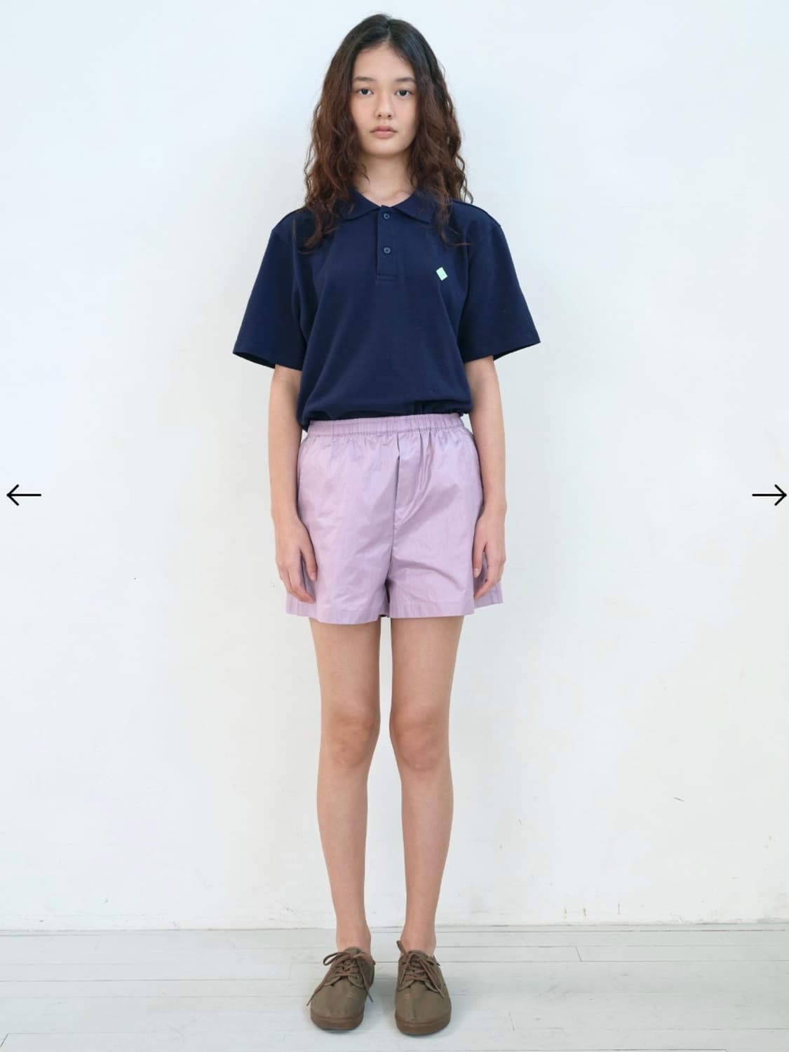 ENZOBLUES 글로시 밴딩 쇼츠 핑크 (Free) 상품이미지1