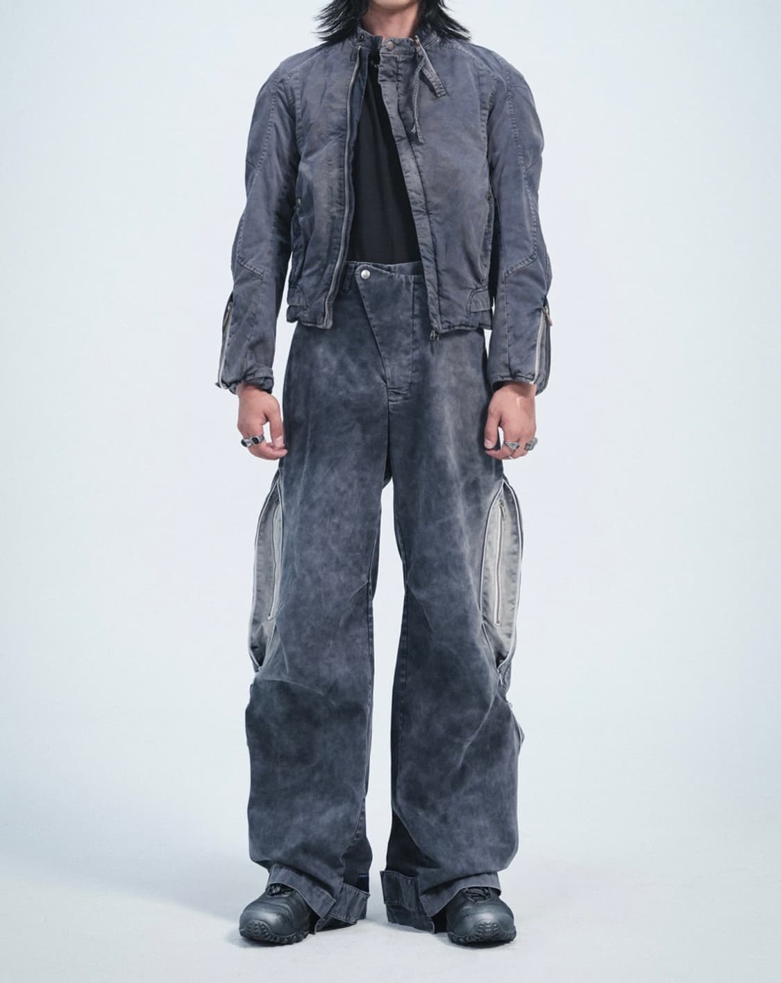 MOTOR JACKET GREY_XL 상품이미지3