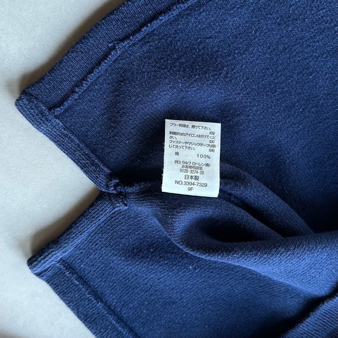 [S]폴로 랄프로렌 하프집업 코튼 니트 네이비 상품이미지7