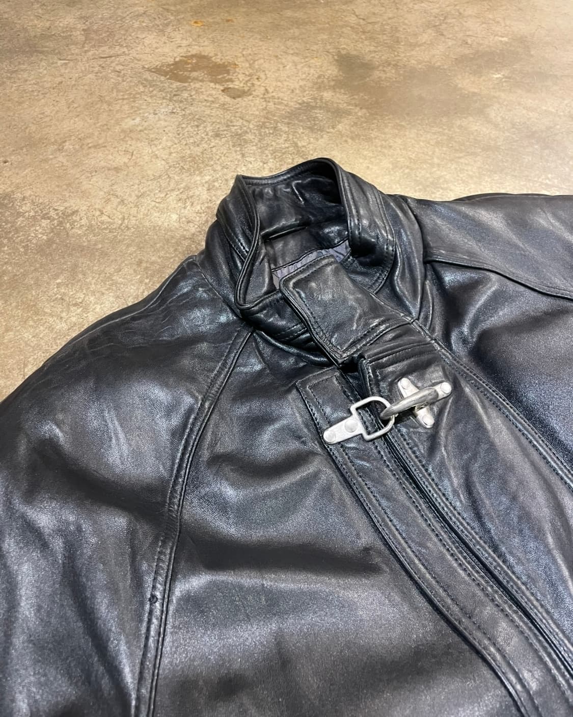 80’s 소가죽 파이어맨 코트 상품이미지2