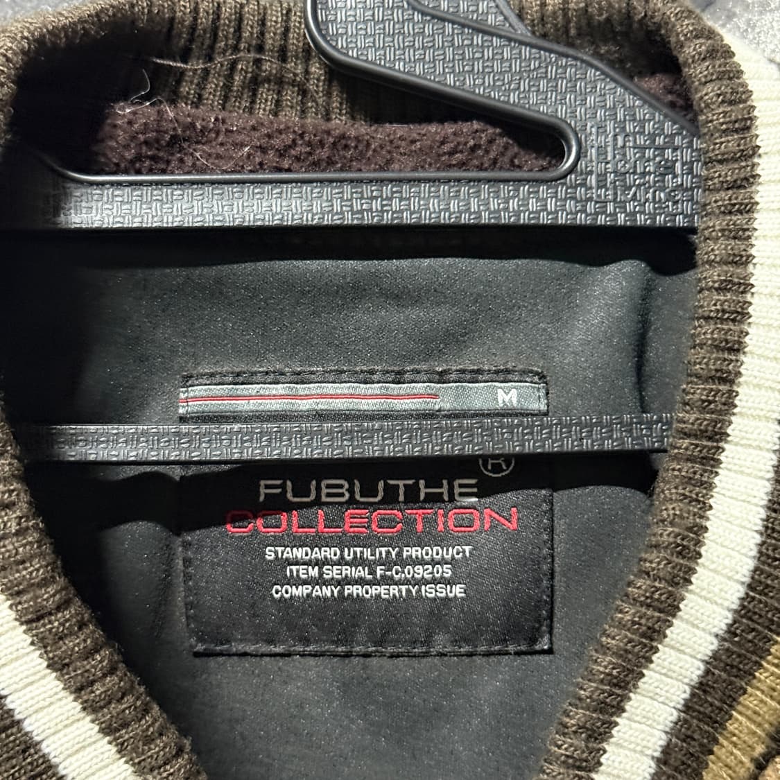 Fubu 후부 코듀로이 멀티 디테일 집업 바시티 자켓 브라운 상품이미지7