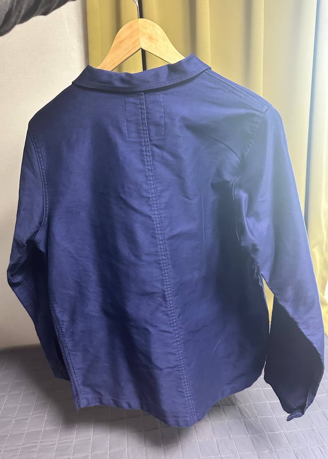 르몽생미셸 프렌치 몰스킨 워크 자켓, 네이비 상품이미지5