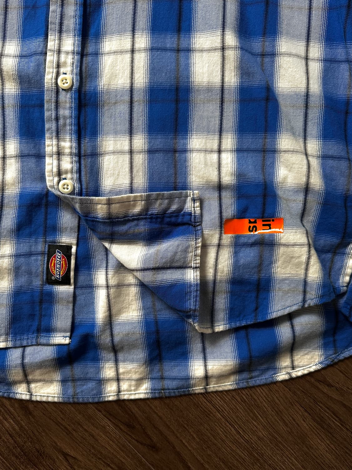 Dickies 앱스트랙트 프린트 체크 셔츠 상품이미지10