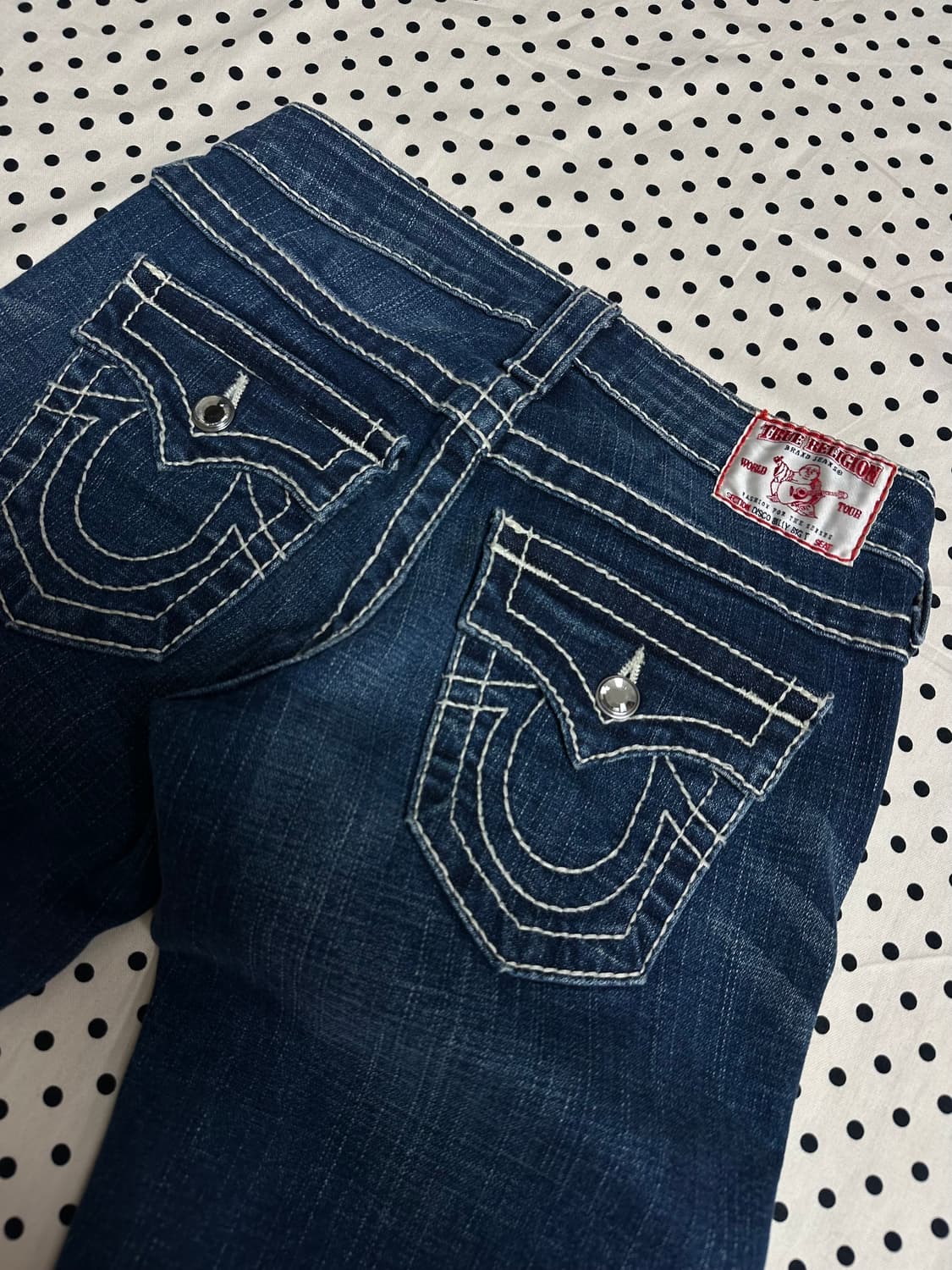 트루릴리전 로우라이즈 데님팬츠 상품이미지6