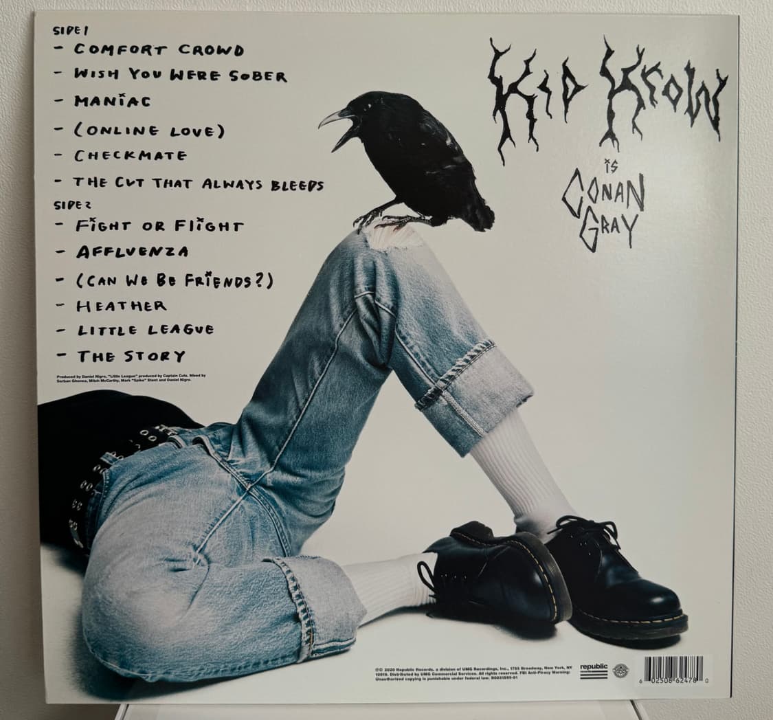 코난 그레이 kid krow lp 스모키 그레이 상품이미지3