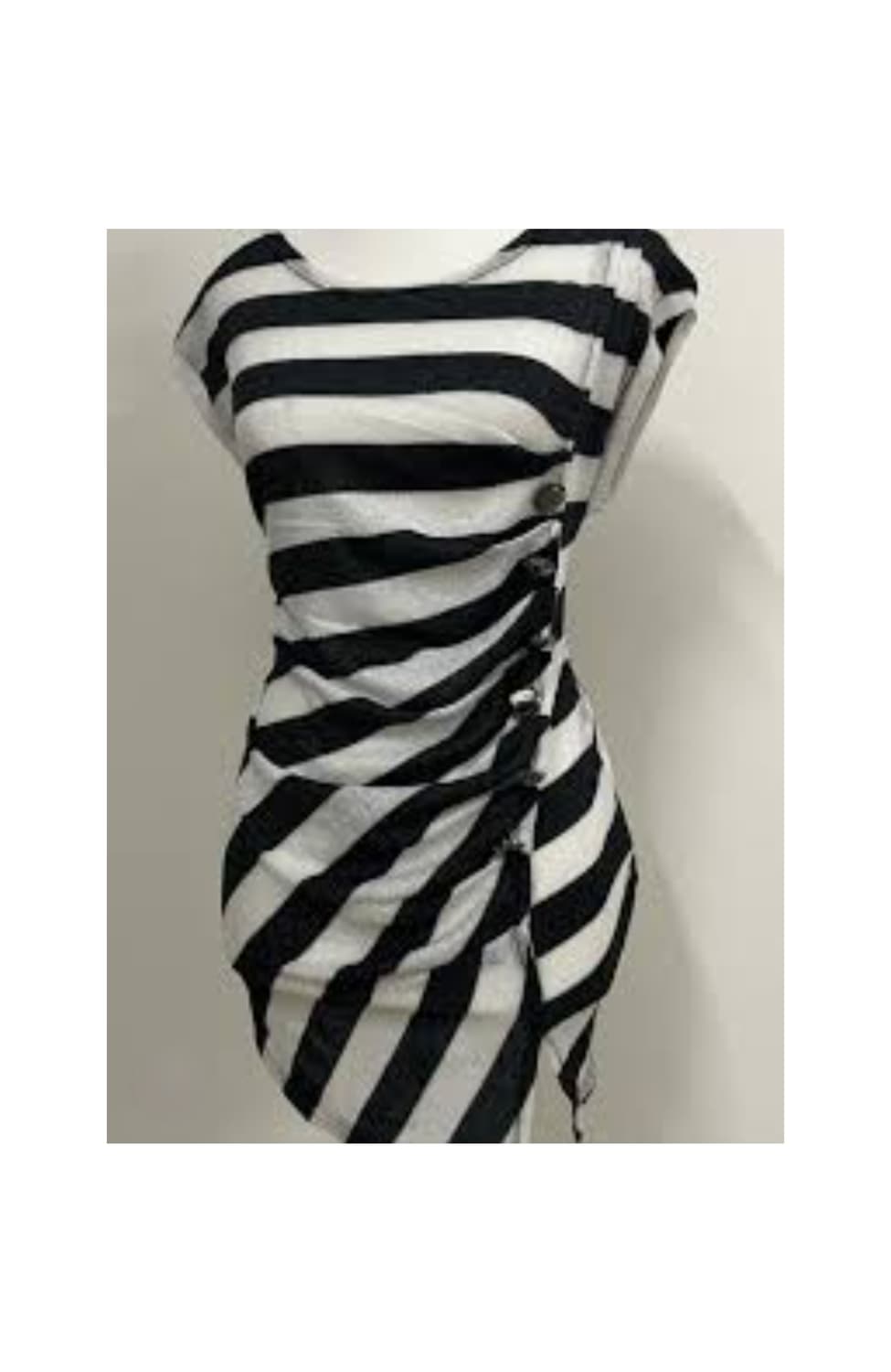 언밸런스 셔링 롱 티셔츠 상품이미지1