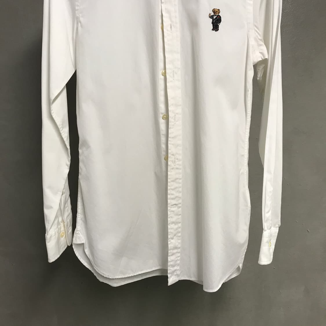 폴로 랄프로렌 솔리드 베어 셔츠 화이트 32/33 상품이미지3