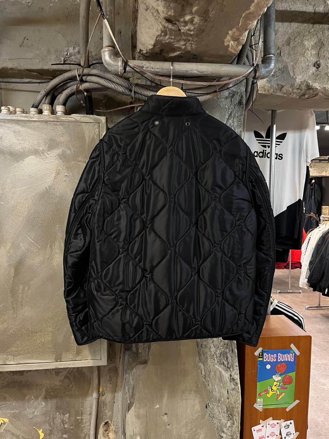 스톤아일랜드 퀄팅 자켓 블랙 XL #csz2099 상품이미지2