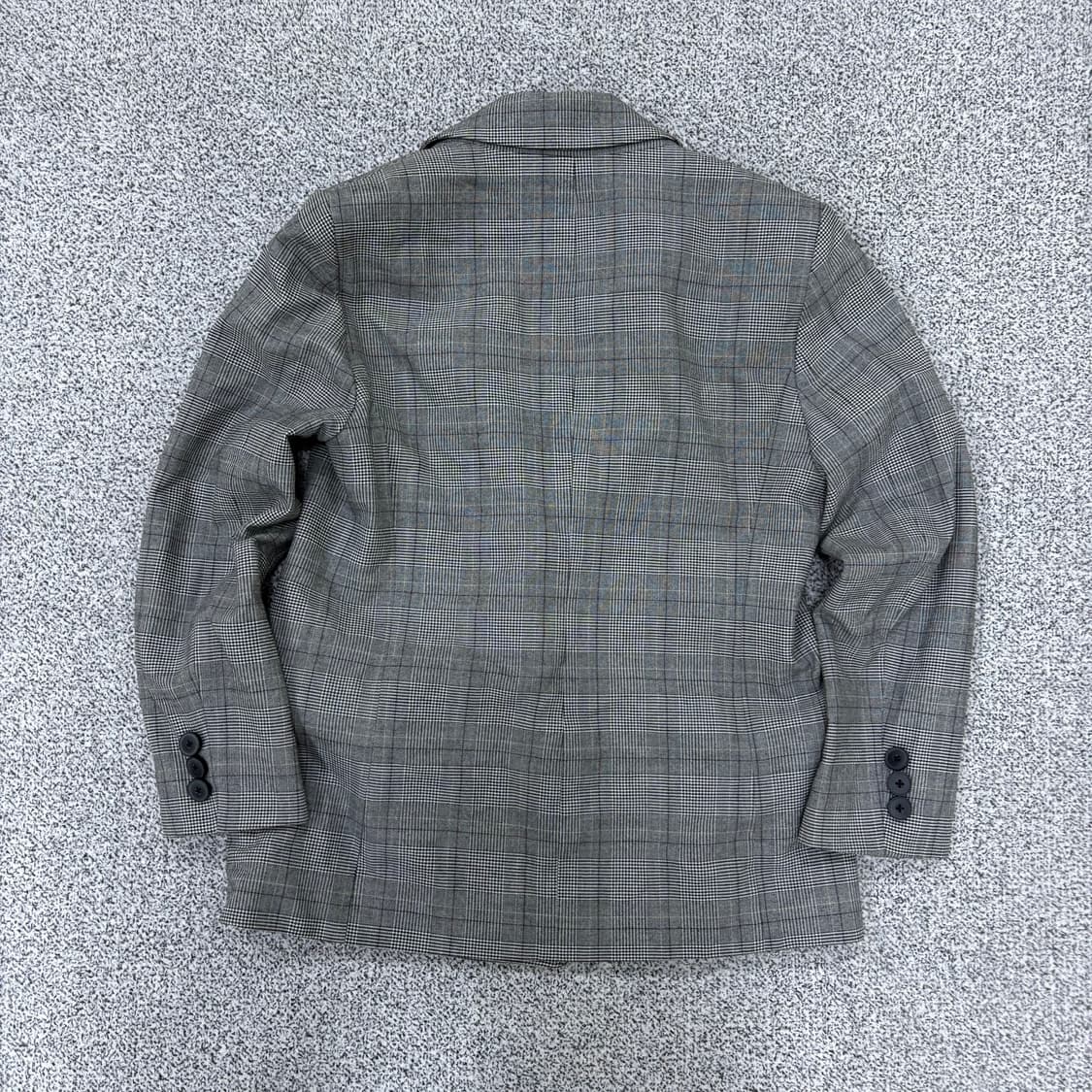구55 탱커스 체크 더블 자켓 블레이저 0317J 상품이미지3