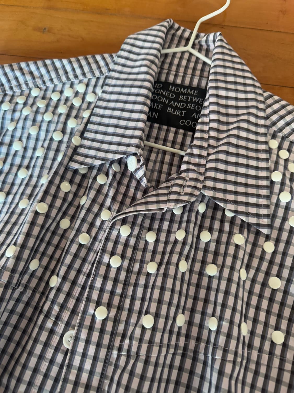 스테판쿡X솔리드옴므 스터드 셔츠 상품이미지3