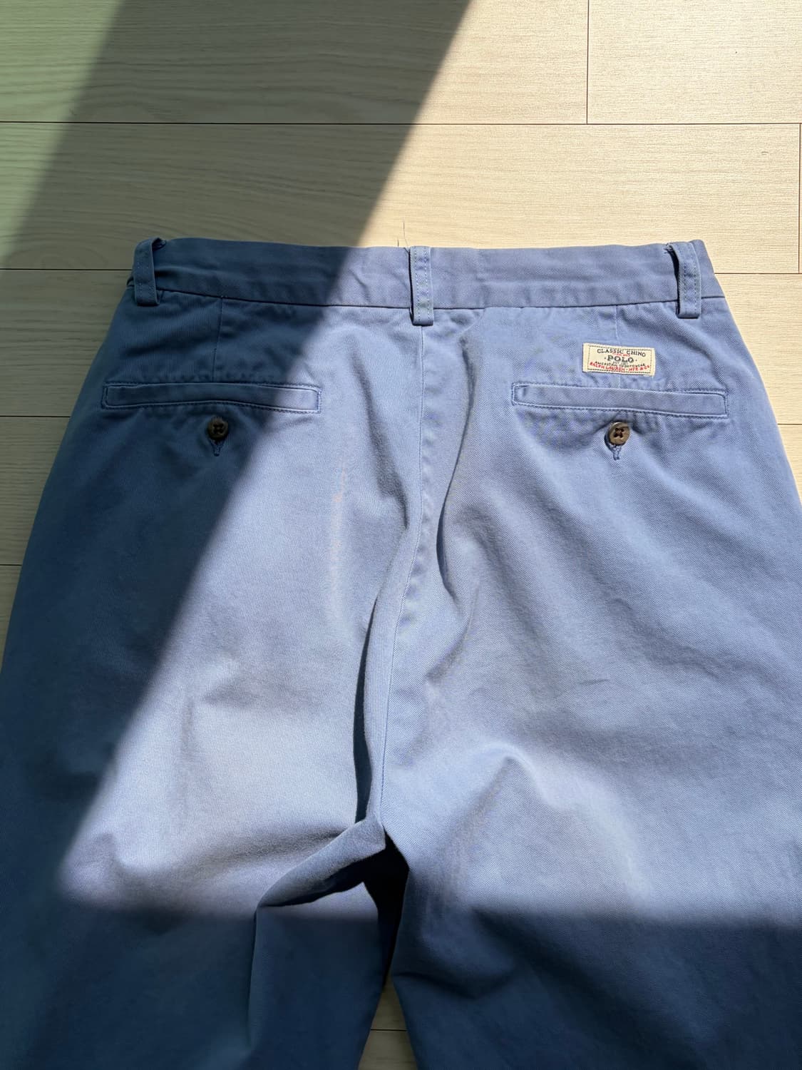 90s 빈티지 폴로 랄프로렌 더스티 블루 치노 팬츠 30 상품이미지1