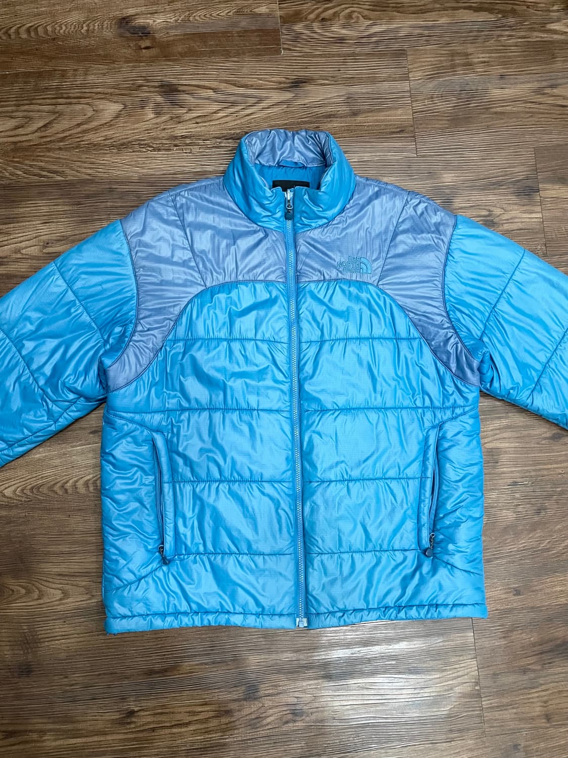 노스페이스 스카이블루 엑셀로프트 패딩 자켓 상품이미지3