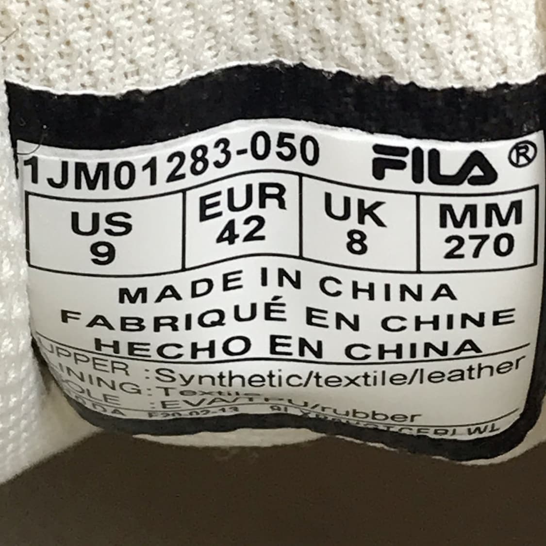 휠라 FILA 인터레이션 라이트 운동화 신발 남성270 상품이미지9