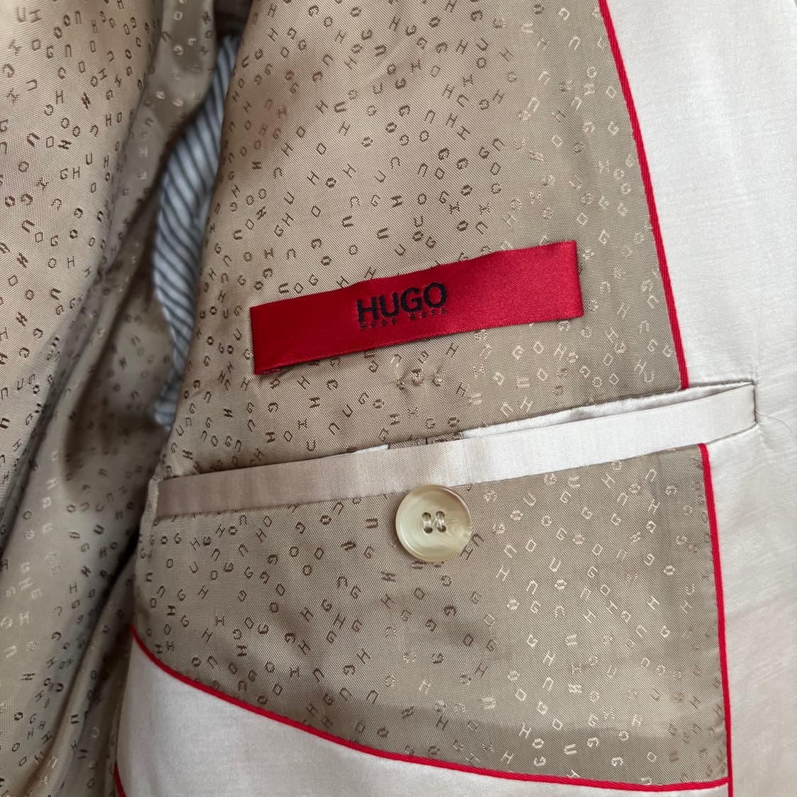 Hugo Boss 휴고보스 베이지 블레이저 US38R 상품이미지7