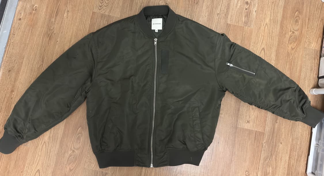 급처)지오다노 오버핏 MA-1 올리브 카키 XL 상품이미지1