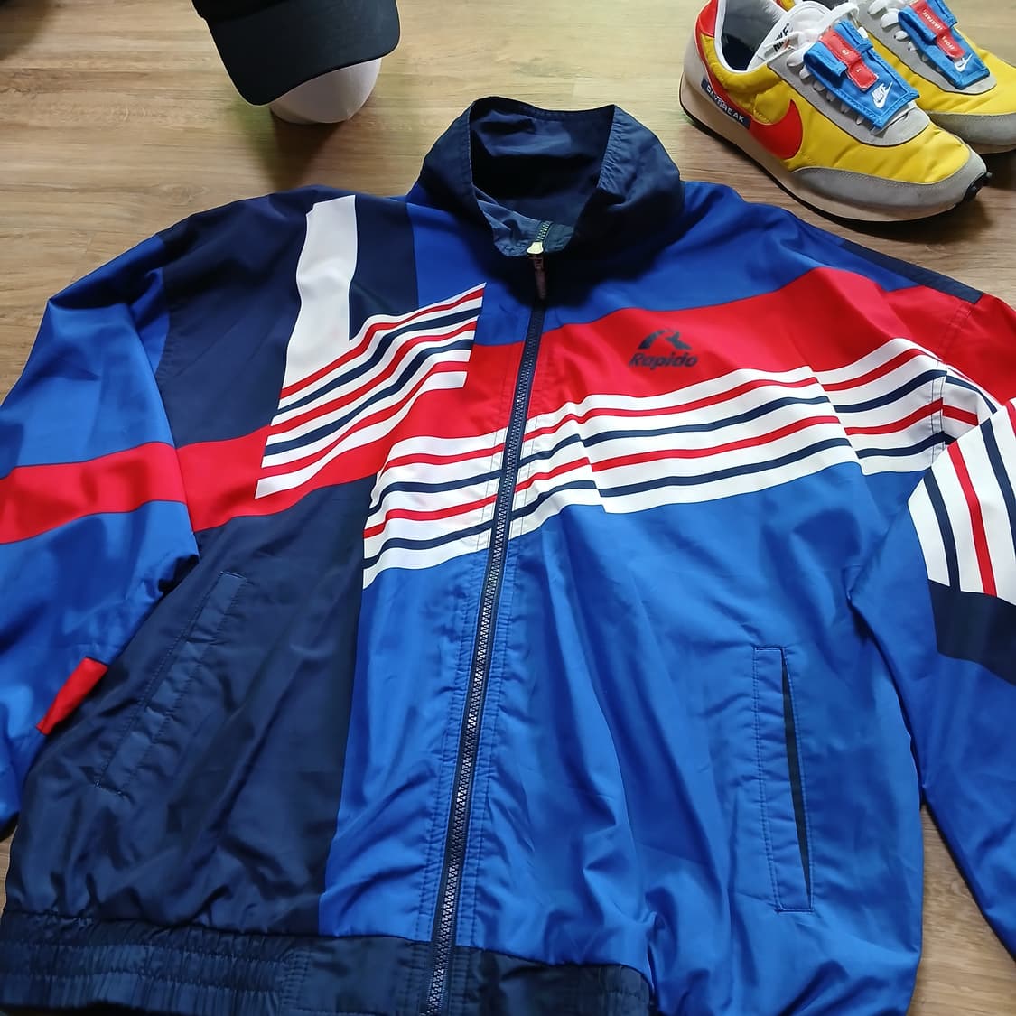 RAPIDO 라피도 오버핏 바람막이 올드스쿨 빈티지 자켓 상품이미지4