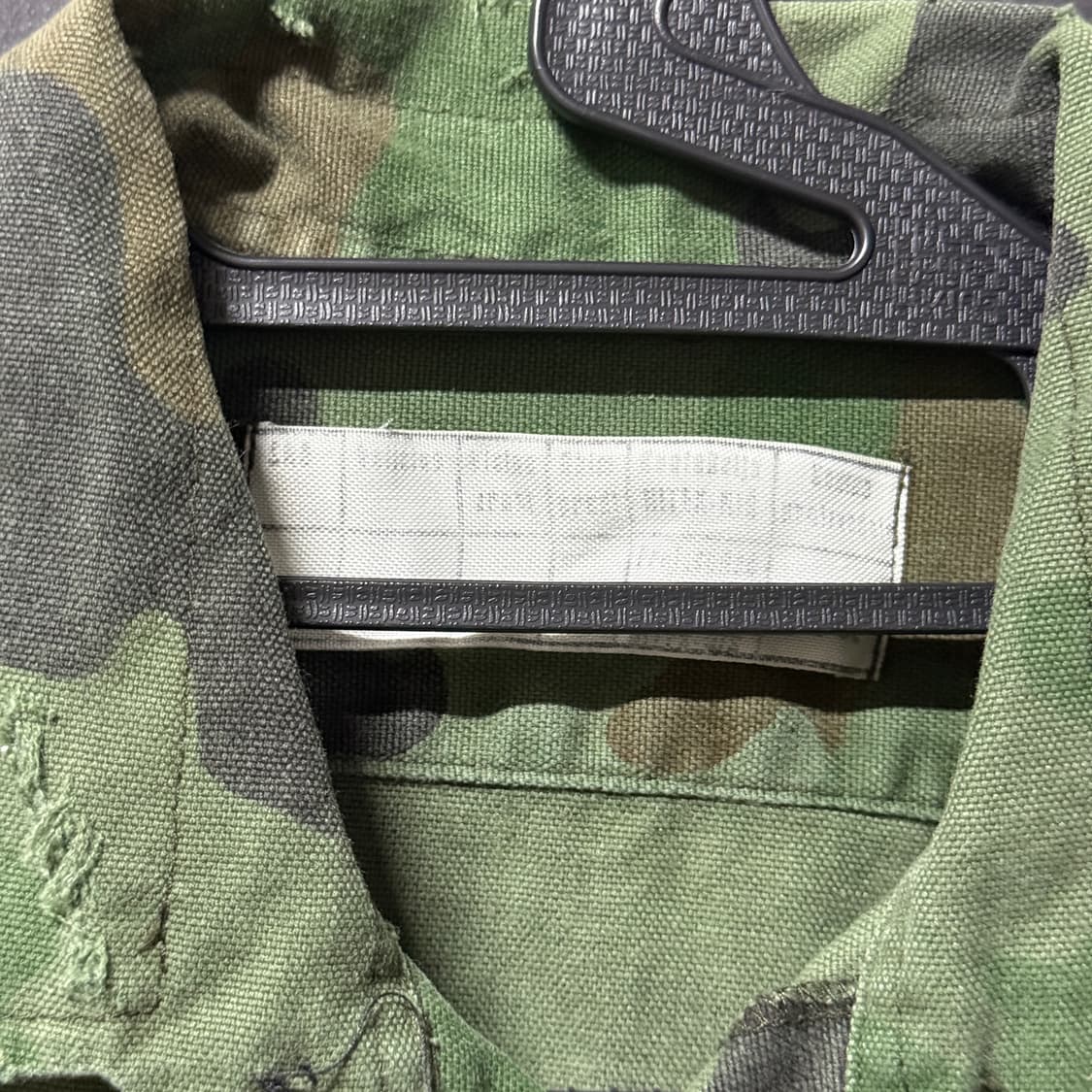 VTG 빈티지 그런지 카모 플라주 밀리터리 패치 립스탑 자켓 상품이미지5