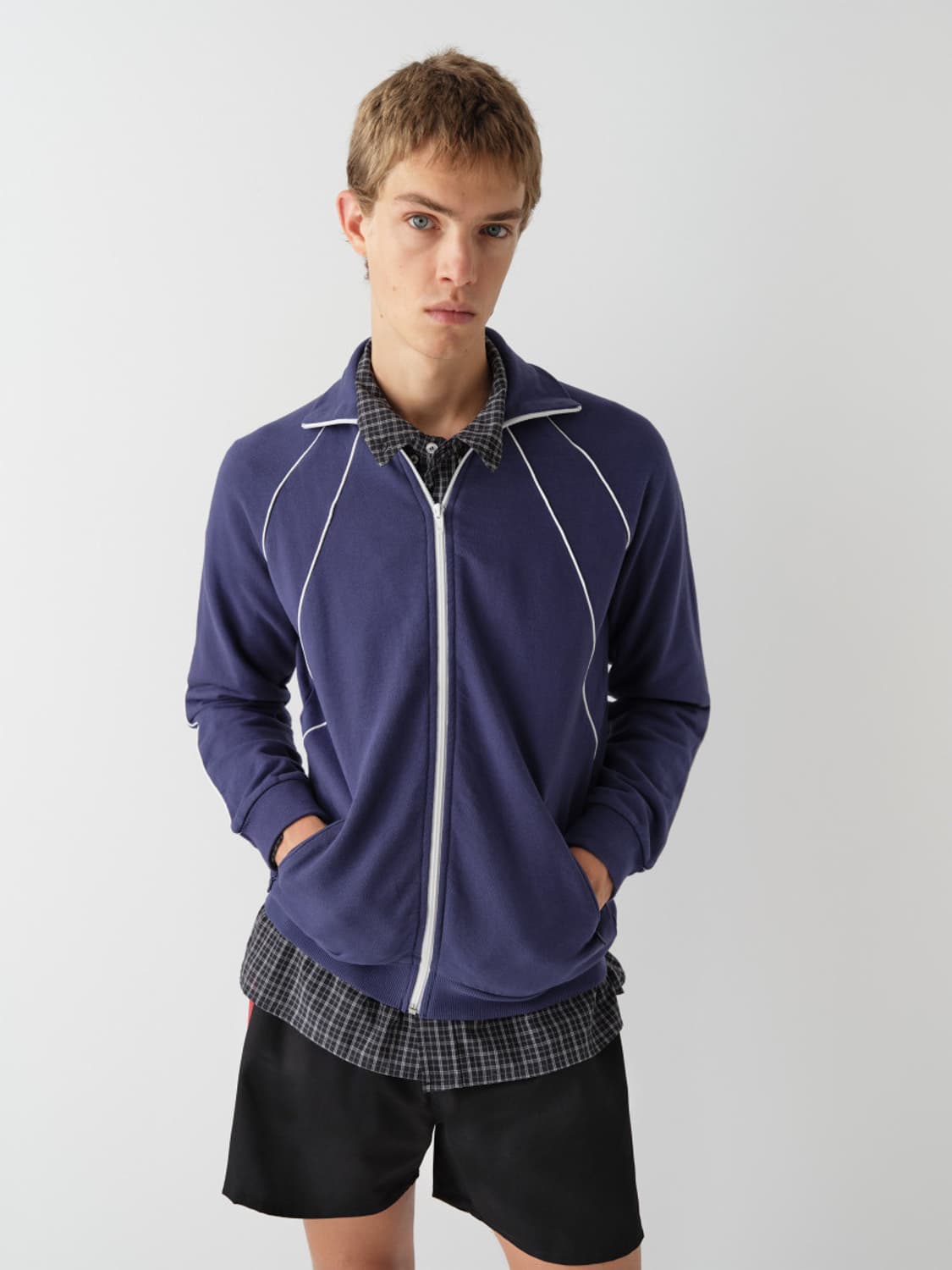 [M,L,XL]기마구아스 Galan 트랙 자켓/네이비 상품이미지1