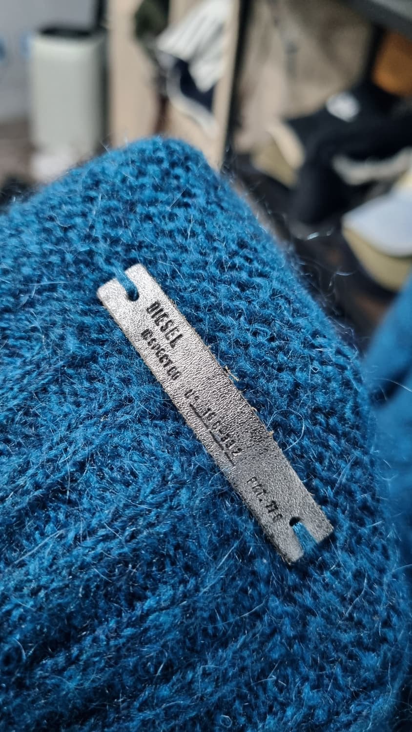 디젤(신세계정품) 남녀공용 알파카 꽈배기 울니트 s(국내90~95) 상품이미지3