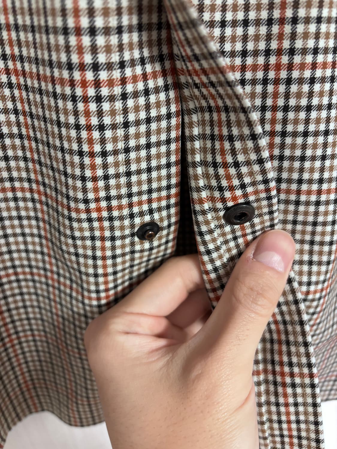 XL ZARA 자라 체크 셔츠 상품이미지3