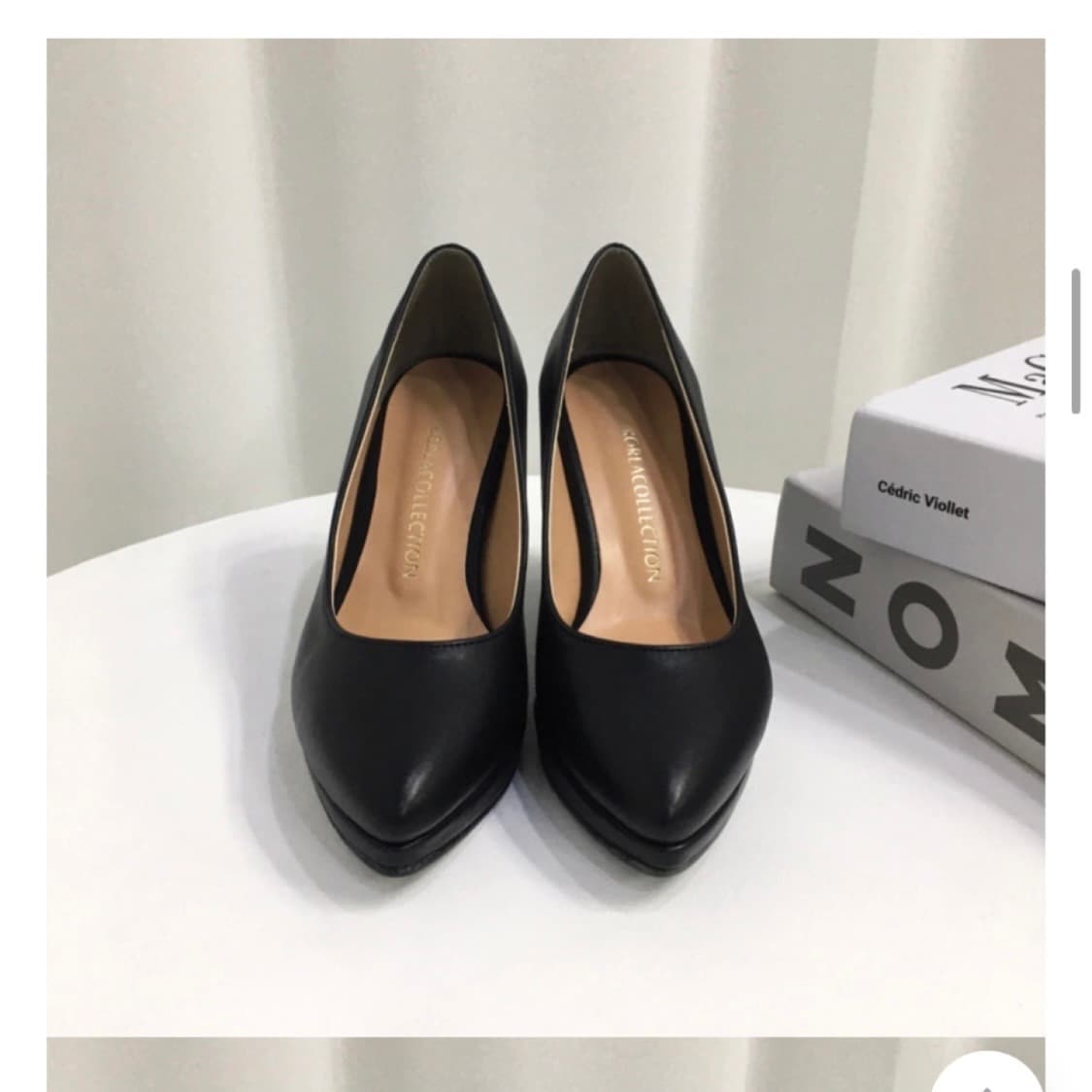 국산 스틸레토 가보시 통굽 펌프스 힐 상품이미지2