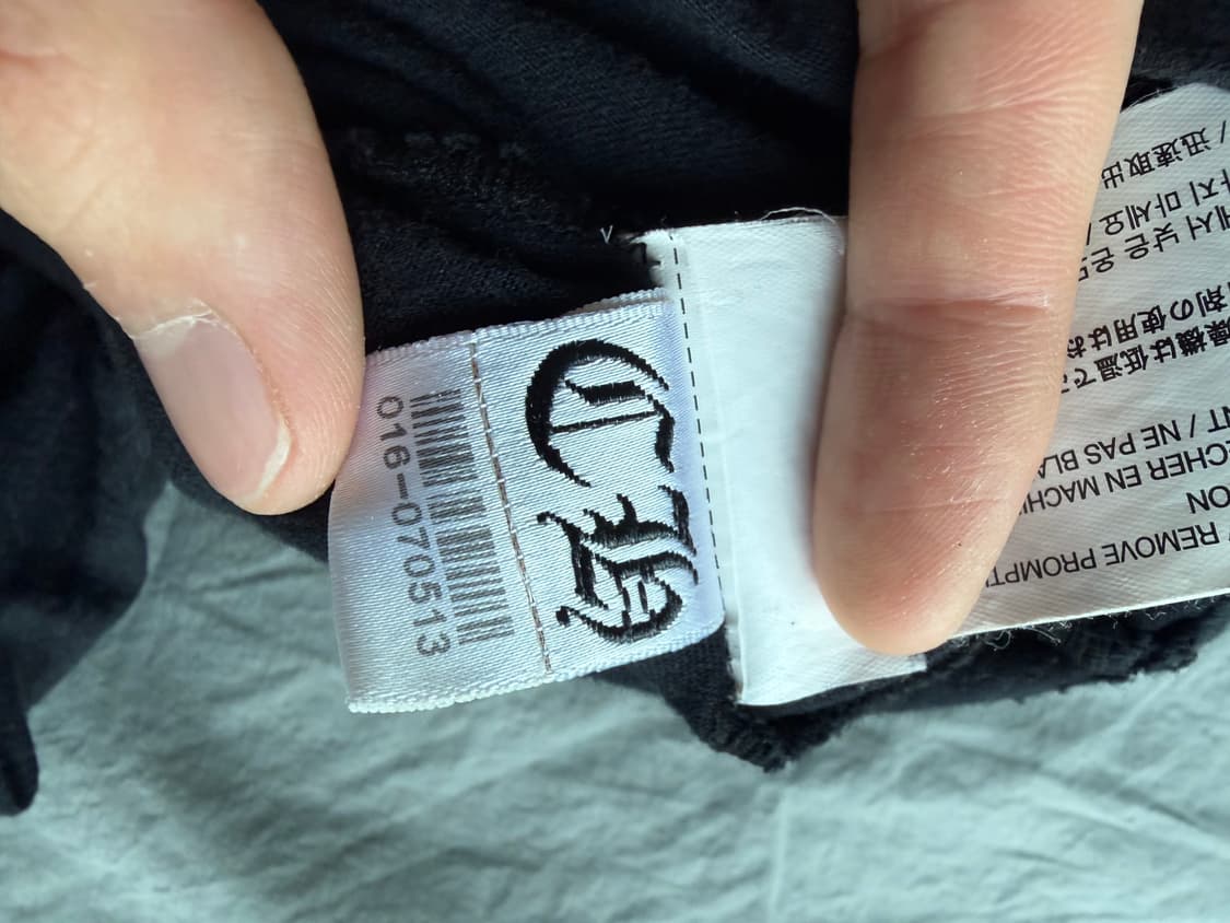 [M] 크롬하츠 아메리칸 플래그 대거 롱슬리브 티셔츠 블랙 상품이미지4