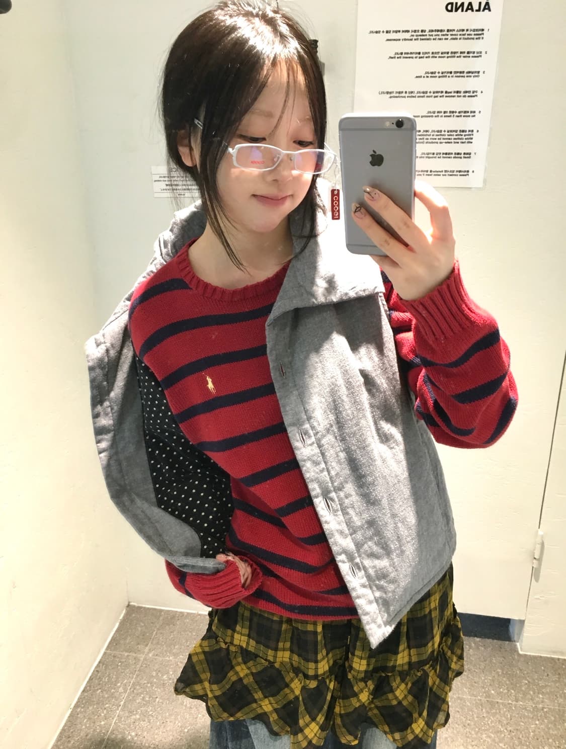 빈티지 폴로 너드 코디세트 상품이미지2